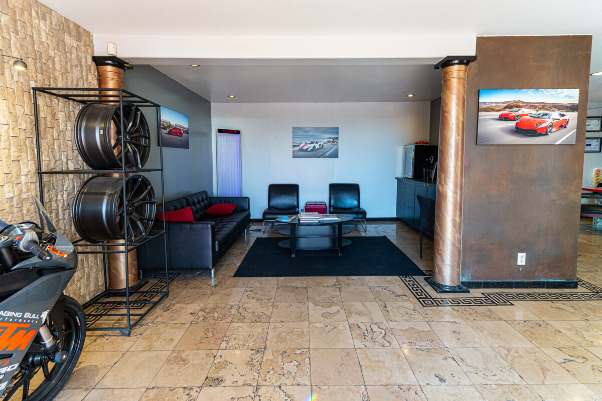 Interior of The Luxury Auto Shop